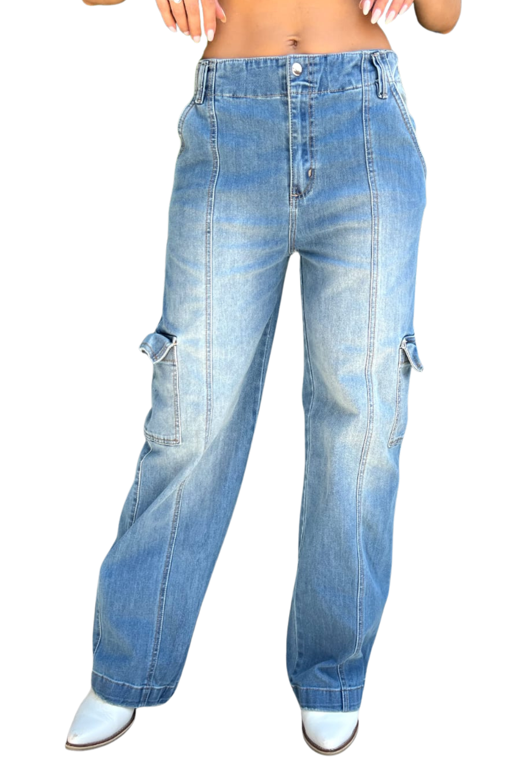 JEANS ALESSIA - ANCHO CON STRECH - REAL CULTURE