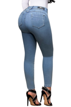 JEANS DIRTY -  Bota Skinny (tubo) - Con   Bolsillos - Con o sin FAJA TRIPLE LEVANTA Cola 3D - 4D - Tiro ALTO