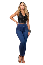 JEANS KEILLA  - Bota Skinny (tubo) - Sin Bolsillos - Con o sin FAJA TRIPLE LEVANTA Cola 3D - 4D - Tiro ALTO