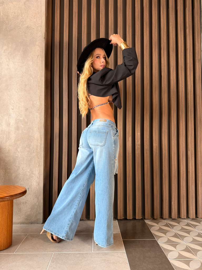 JEANS LEPARCE - ANCHO CON STRECH - REAL CULTURE