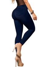 JEANS PAO BOTA TUBO -  Bota Skinny (tubo) - Con   Bolsillos - Con o sin FAJA TRIPLE LEVANTA Cola 3D - 4D - Tiro ALTO