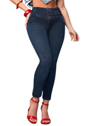 SALOME -  Bota Skinny (tubo) - Sin   Bolsillos - Con o sin FAJA TRIPLE LEVANTA Cola 3D - 4D - Tiro ALTO