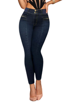 VALENTINA -  Bota Skinny (tubo) - Con   Bolsillos - Con o sin FAJA TRIPLE LEVANTA Cola 3D - 4D - Tiro ALTO