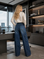 JEANS DONATELLA - ANCHO CON STRECH - REAL CULTURE