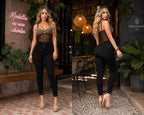 JEANS LADY BLACK - Bota Skinny (tubo) - Con   Bolsillos - Con o sin FAJA TRIPLE LEVANTA Cola 3D - 4D - Tiro ALTO