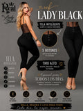 JEANS LADY BLACK - Bota Skinny (tubo) - Con   Bolsillos - Con o sin FAJA TRIPLE LEVANTA Cola 3D - 4D - Tiro ALTO