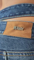 JEANS MoNTCLAIR - Wide leg - STRECH - Ancho - tono Azul oscuro-  ancho REAL CULTURE