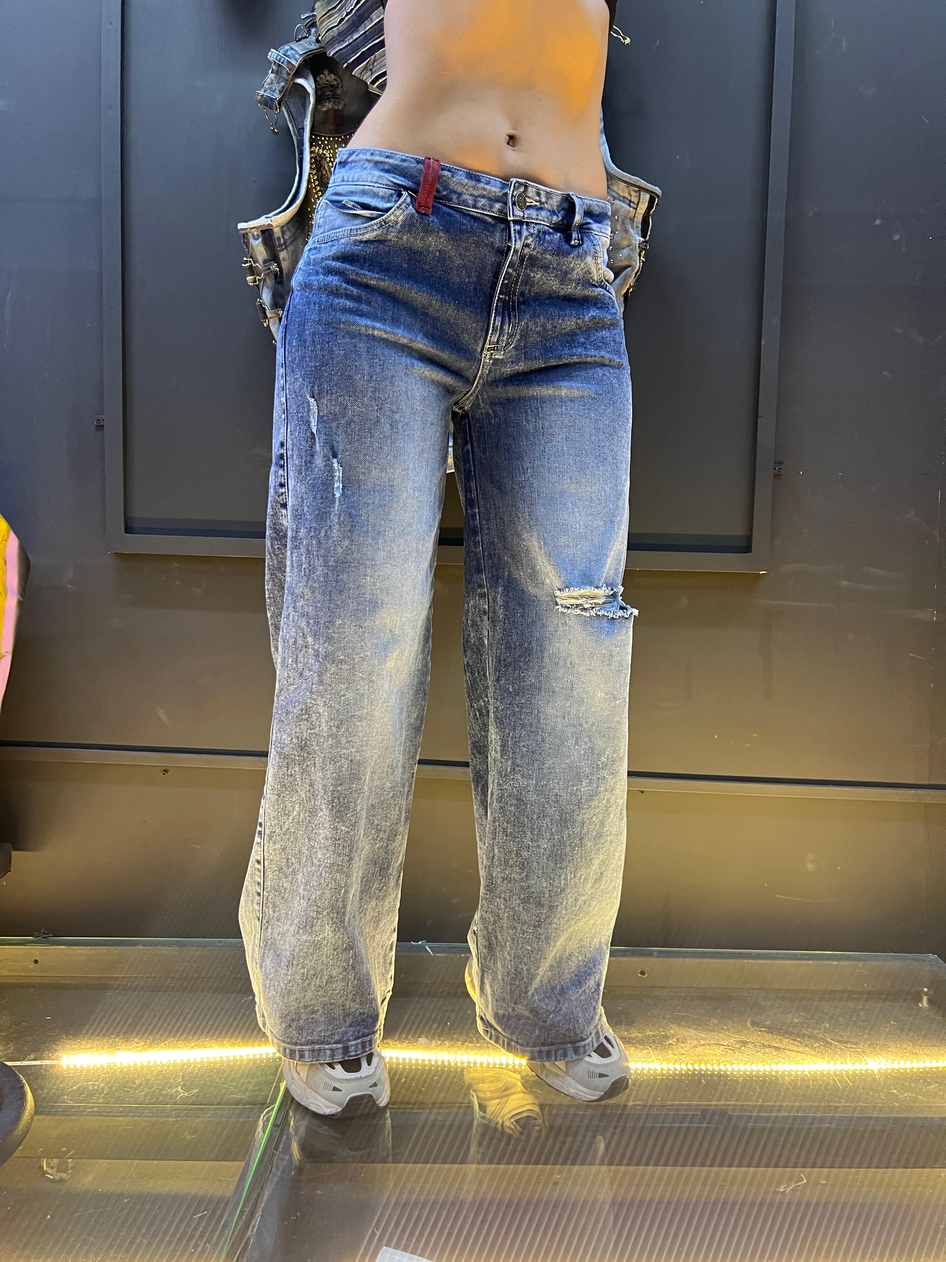 JEANS BlUE MaRTINE- ANCHOS - CON BOLSILLOS